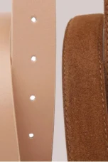 Suede Knot Buckle Belt, 2.8 cm Wide