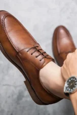Désiré | Closed Lacing Leather Oxfords