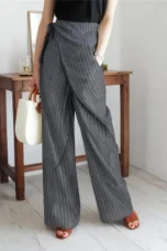 Paquerette | Cotton Pinstripe Trousers