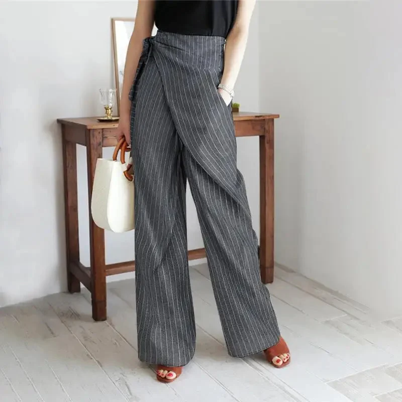 Paquerette | Cotton Pinstripe Trousers