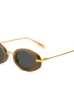 Oval Polarized Sunglasses, Gradient Tint