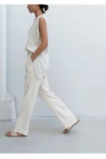 Delima | Pure Linen Drawstring Pants