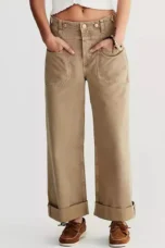 Modestine | Rigid Cotton Wide Leg Jeans