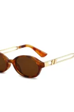 Tortoiseshell Sunglasses, Gold Temples