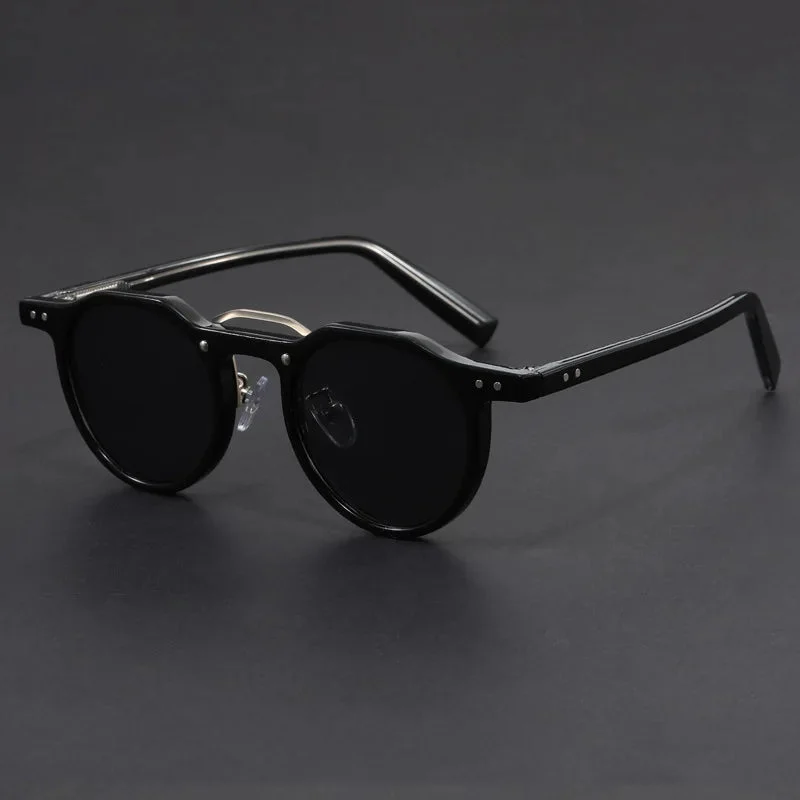 Round Frame Polarized Sunglasses