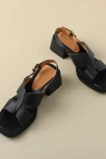 Mathilda | Sheepskin Lined Bow Sandals