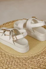 Cesarine | Double Buckle Platform Sandals