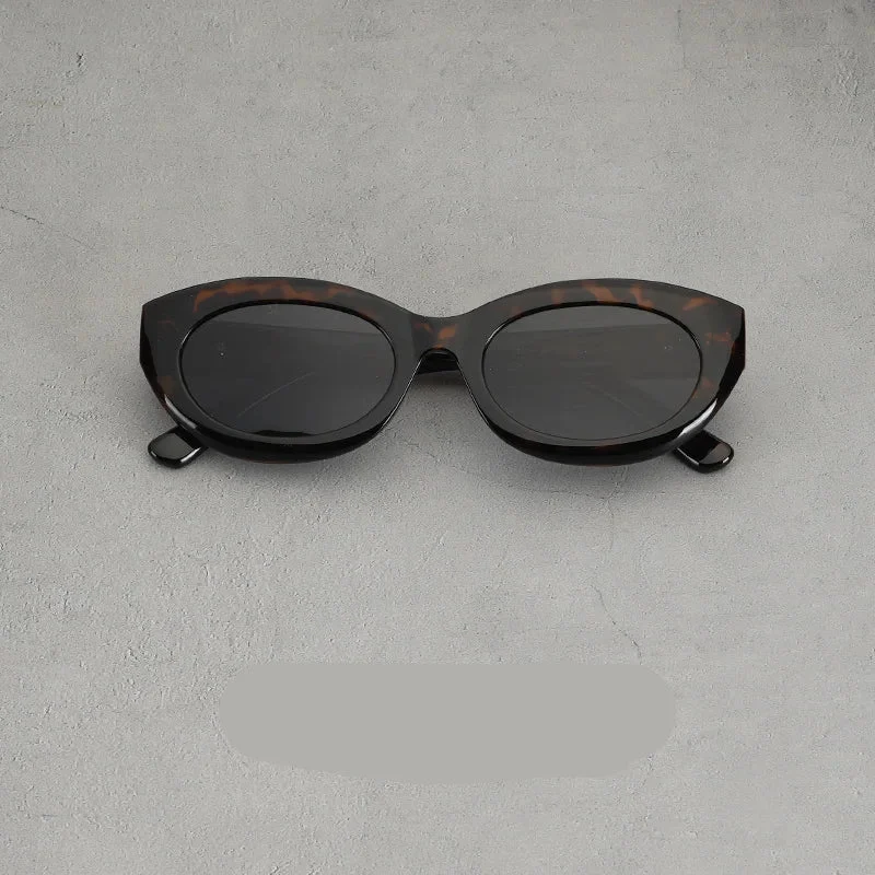 Thick Rim Round Sunglasses