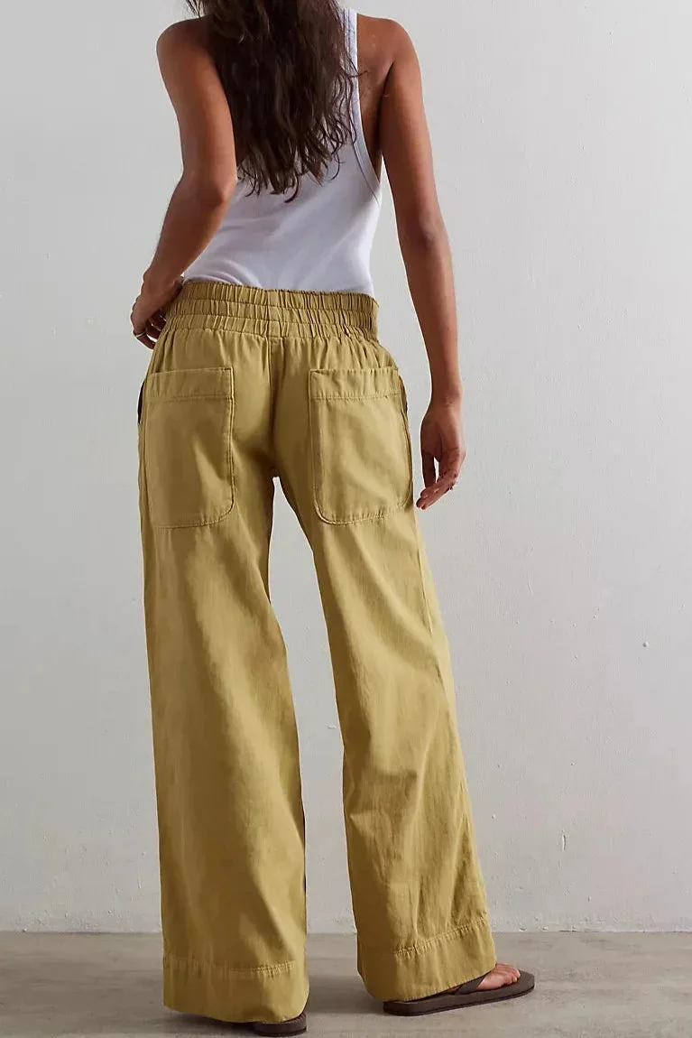 Melina | Loose Fit High Rise Wide Jeans
