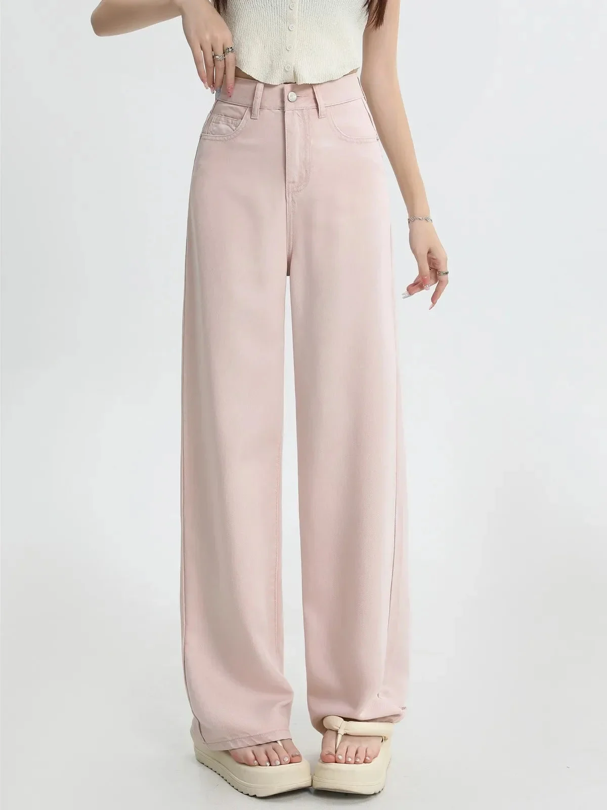 Jehanne | Loose High Waist Cotton Jeans