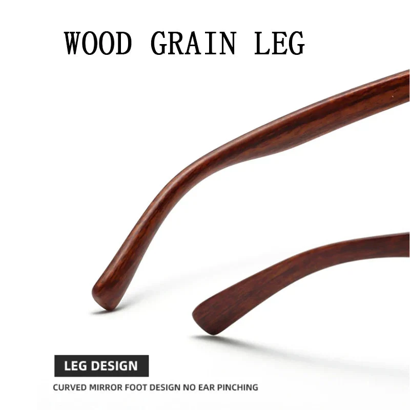Wooden Arm Photochromic Sunglasses