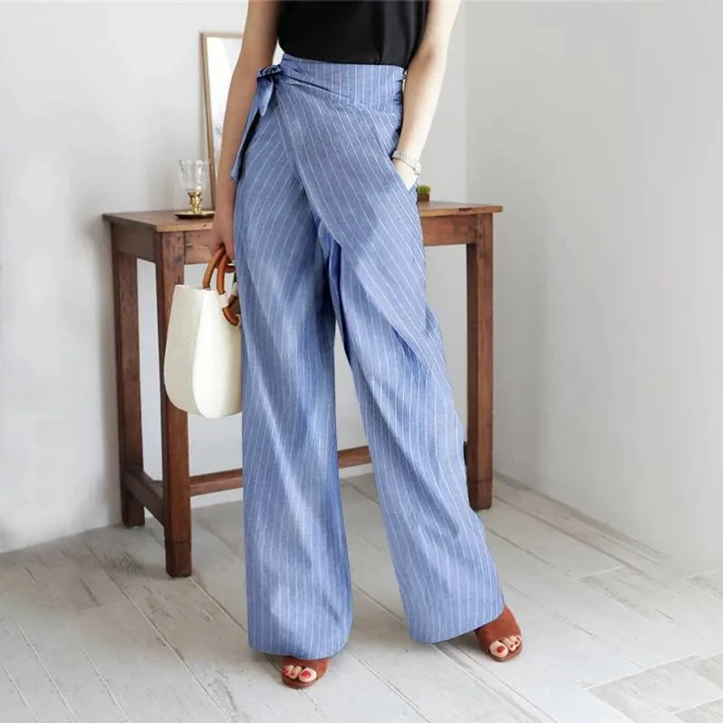 Paquerette | Cotton Pinstripe Trousers