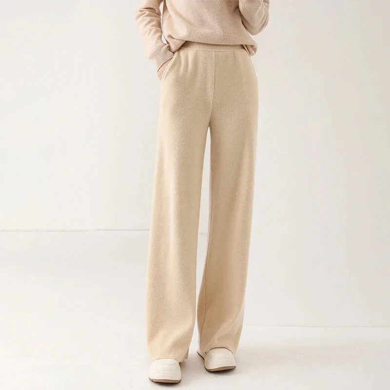 Gracieuse | 100% Merino Wool Knit Pants