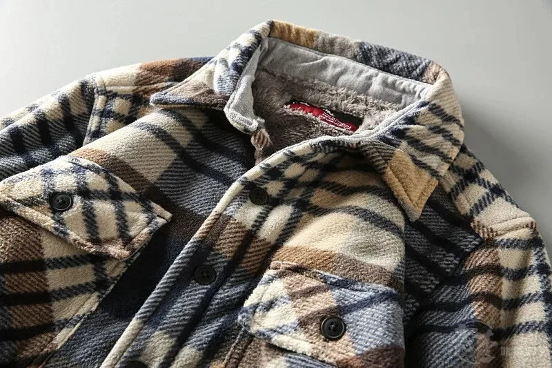 Patrice | Fleece Lined Flannel Shirt Jacket