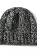 100% Cashmere Cable Knit Beanie