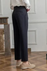 Agnes | High Rise Straight Leg Trousers