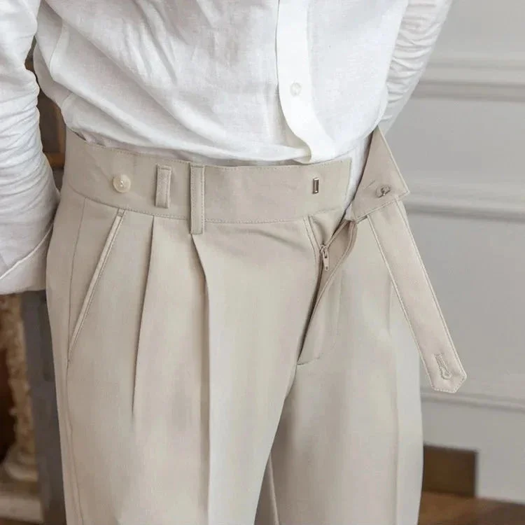 Agnes | High Rise Straight Leg Trousers