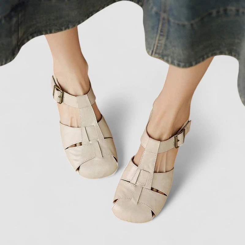 Edith | Ankle Strap Cushioned Mary Janes