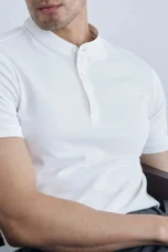 Léonce | Heavy Cotton Buttoned Crew Tee