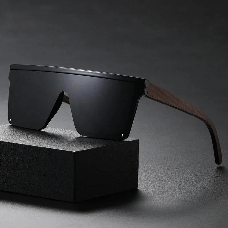Bamboo Arm Polarized Sunglasses