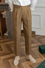 Agnes | High Rise Straight Leg Trousers