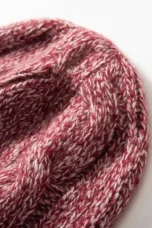 100% Cashmere Cable Knit Beanie