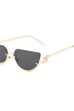 Rimless Gradient Sunglasses, UV400