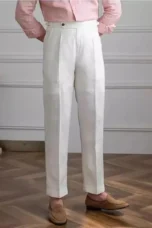 Mildred | 100% Linen High Waist Trousers