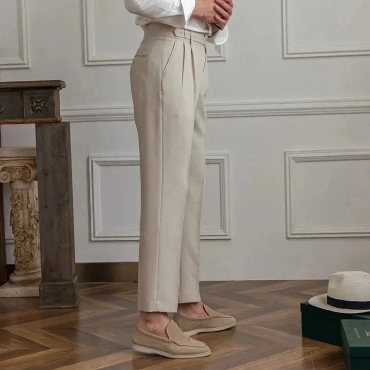 Agnes | High Rise Straight Leg Trousers