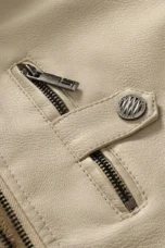 Isaie | Wool Lined Leather Jacket