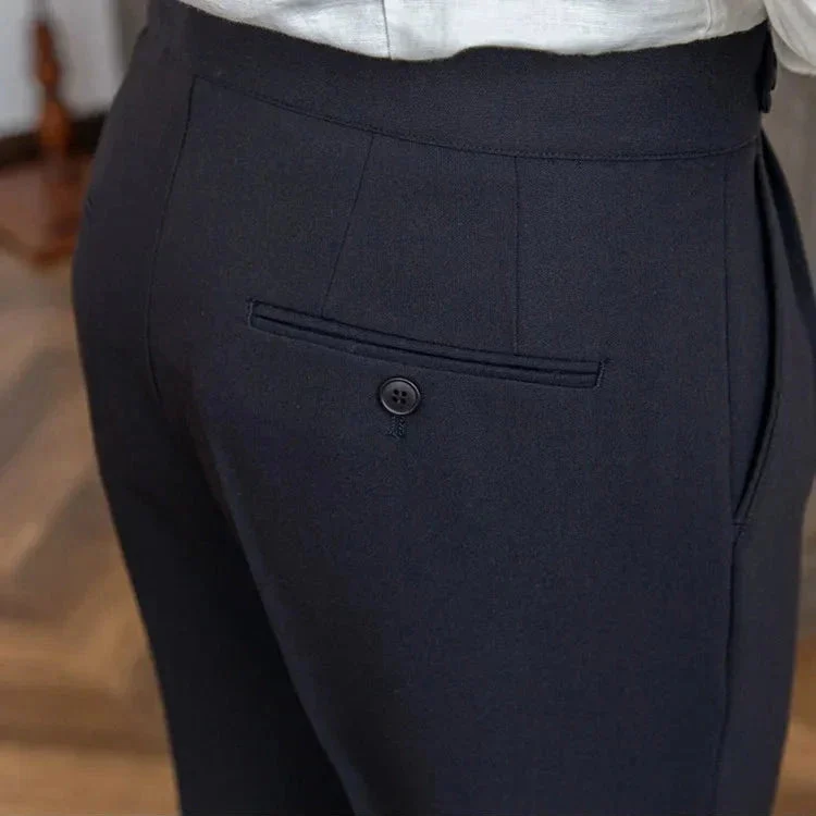 Agnes | High Rise Straight Leg Trousers