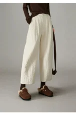 Helene | Quilted Insulated Wide Leg Pants