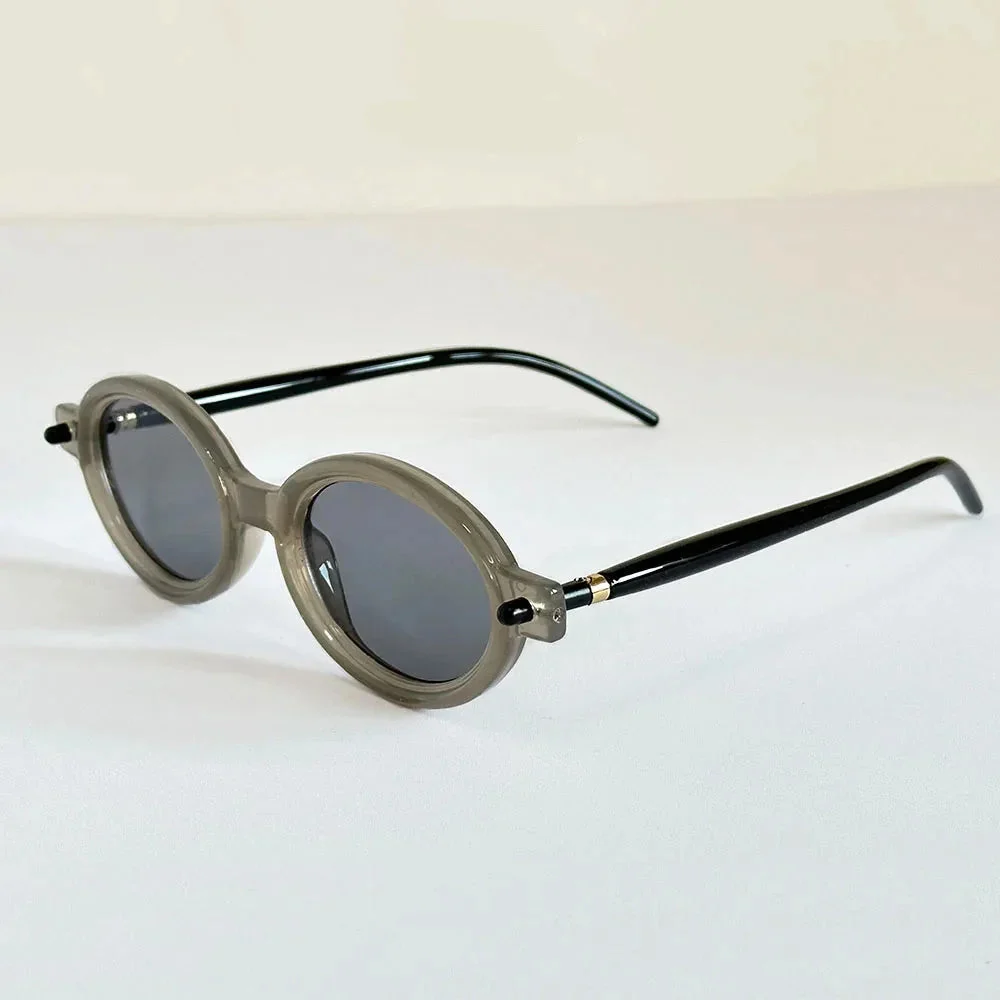 Oval Sunglasses, Brown Tinted Lens