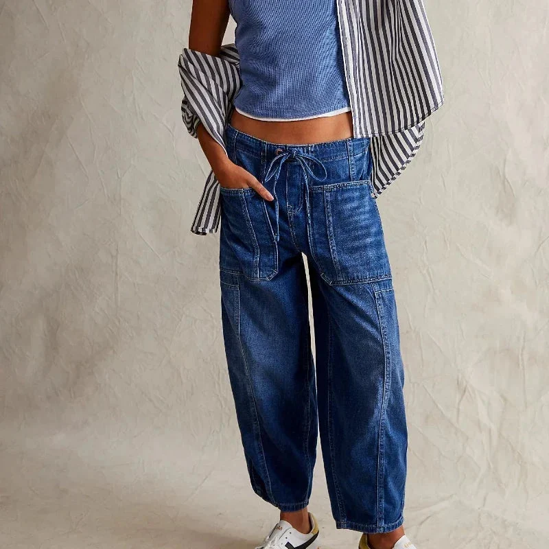 Maryse | Pull-On 100% Cotton Denim Jeans
