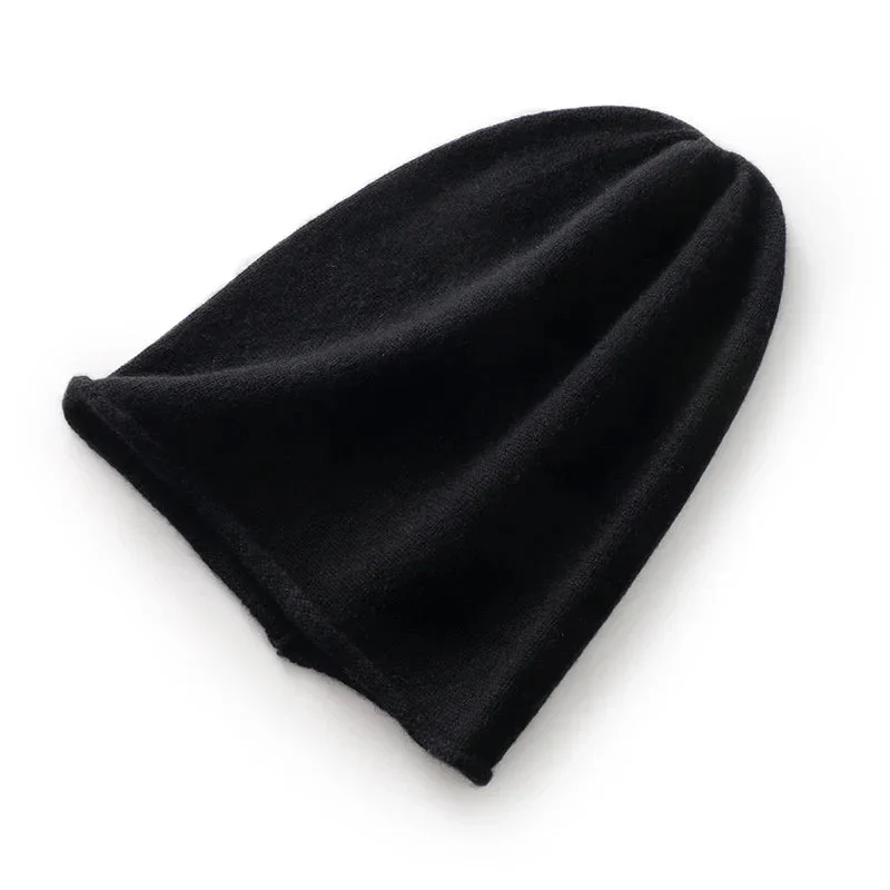 100% Cashmere Knit Beanie