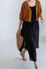 Adelina | Wide Leg 100% Linen Skirt