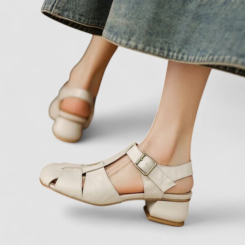 Edith | Ankle Strap Cushioned Mary Janes