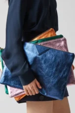 Metallic Hard Shell Evening Clutch