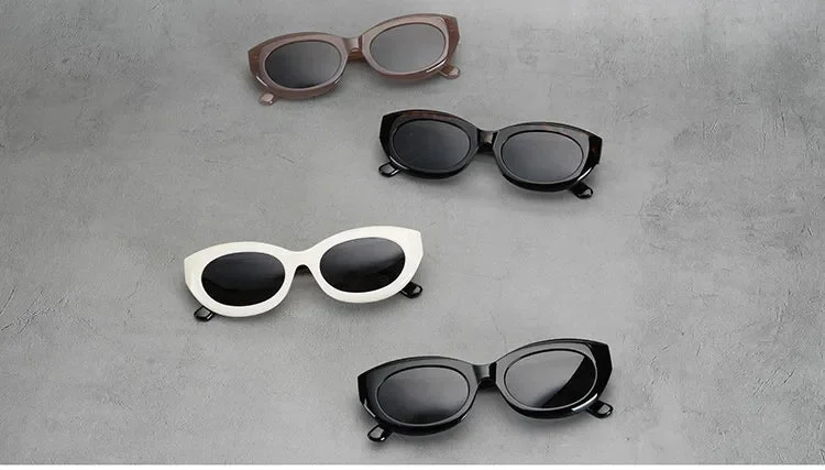 Thick Rim Round Sunglasses
