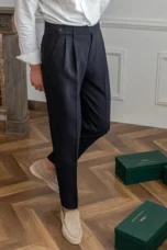Agnes | High Rise Straight Leg Trousers
