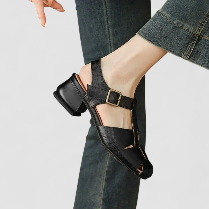 Edith | Ankle Strap Cushioned Mary Janes
