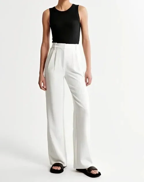 Liliane | High Waist Wide Leg Trousers