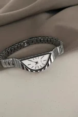 Asymmetric Gold-Tone Quartz Watch