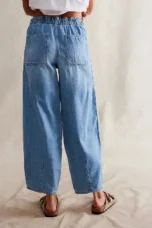 Maryse | Pull-On 100% Cotton Denim Jeans