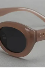 Thick Rim Round Sunglasses
