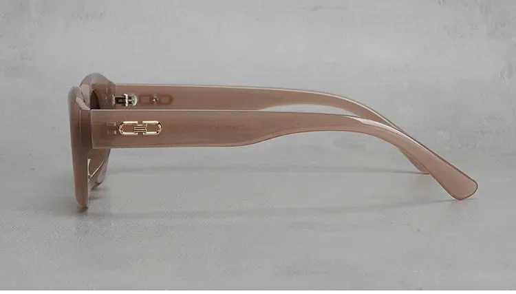 Thick Rim Round Sunglasses