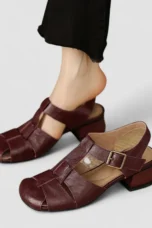 Edith | Ankle Strap Cushioned Mary Janes
