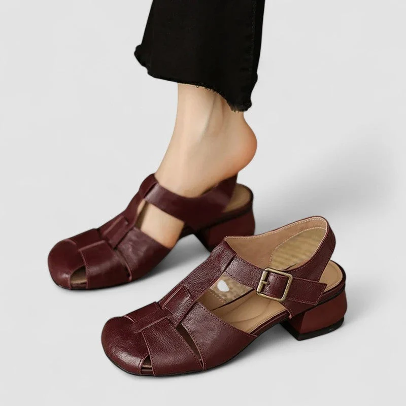 Edith | Ankle Strap Cushioned Mary Janes