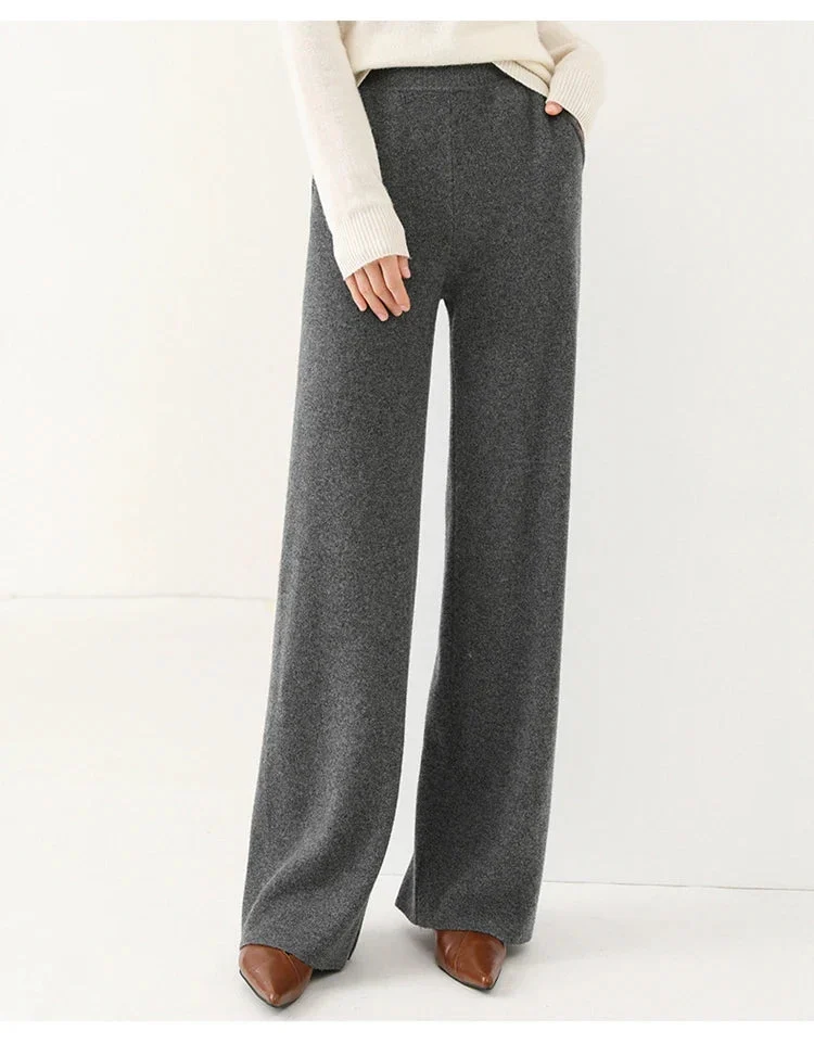 Gracieuse | 100% Merino Wool Knit Pants