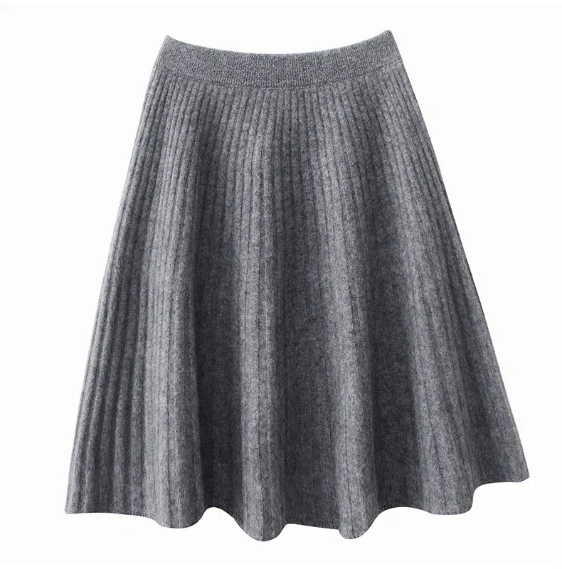 Laurentine | Merino Wool Mini Skirt
